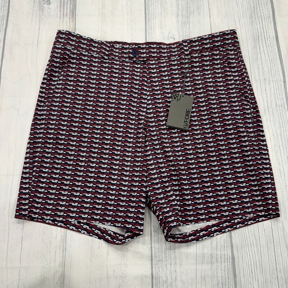 G/FORE Other - NWT G/FORE Maverick Hybrid Performance Golf Shorts 38 Red GMR000011 Men $125